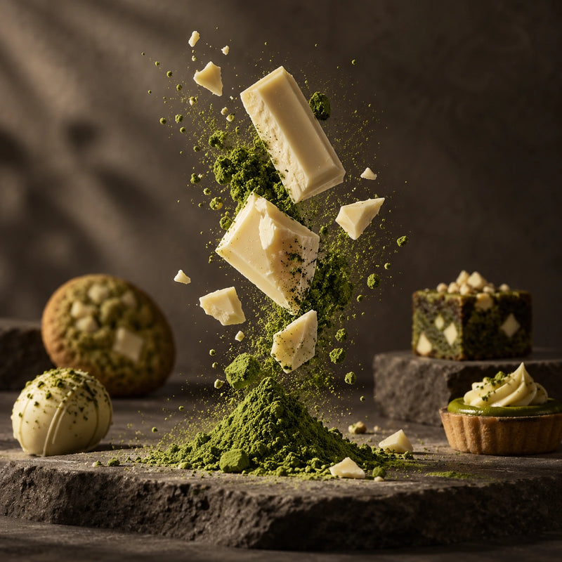 Inspiración para Matcha + chocolate blanco