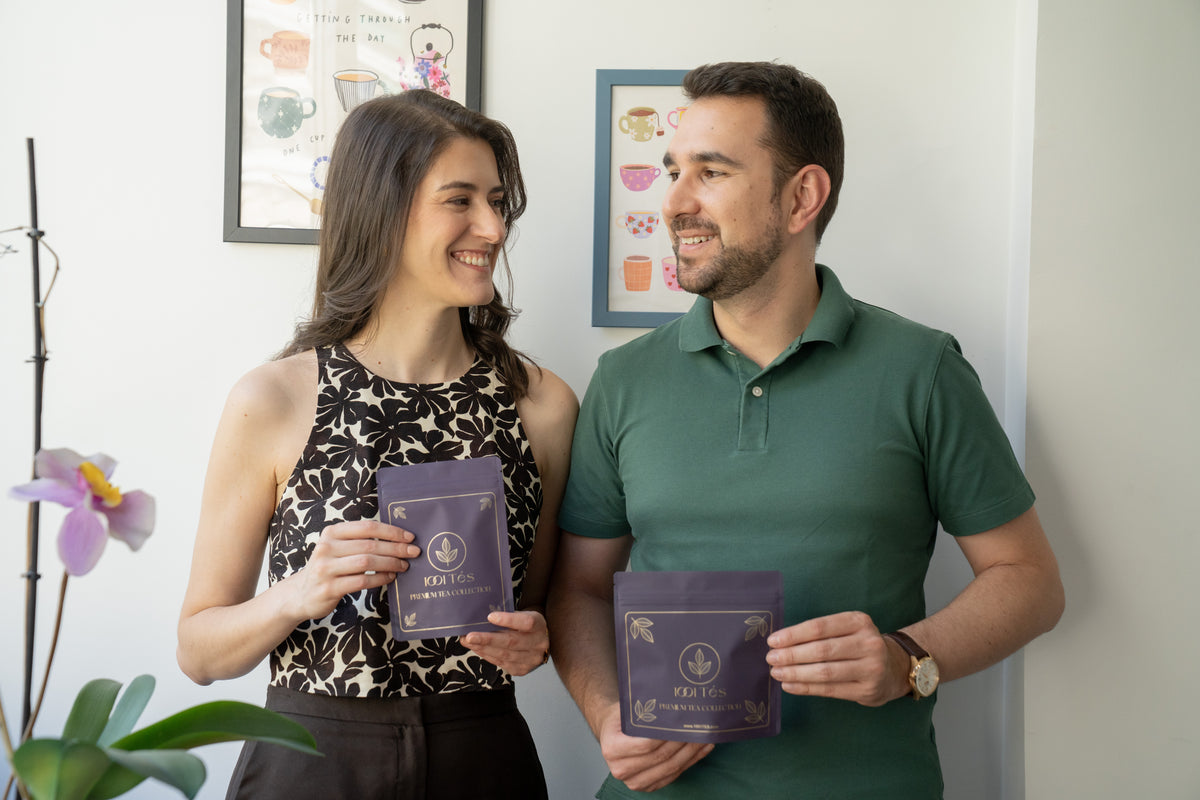 Andrea y Carlos, fundadores de 1001 Tés