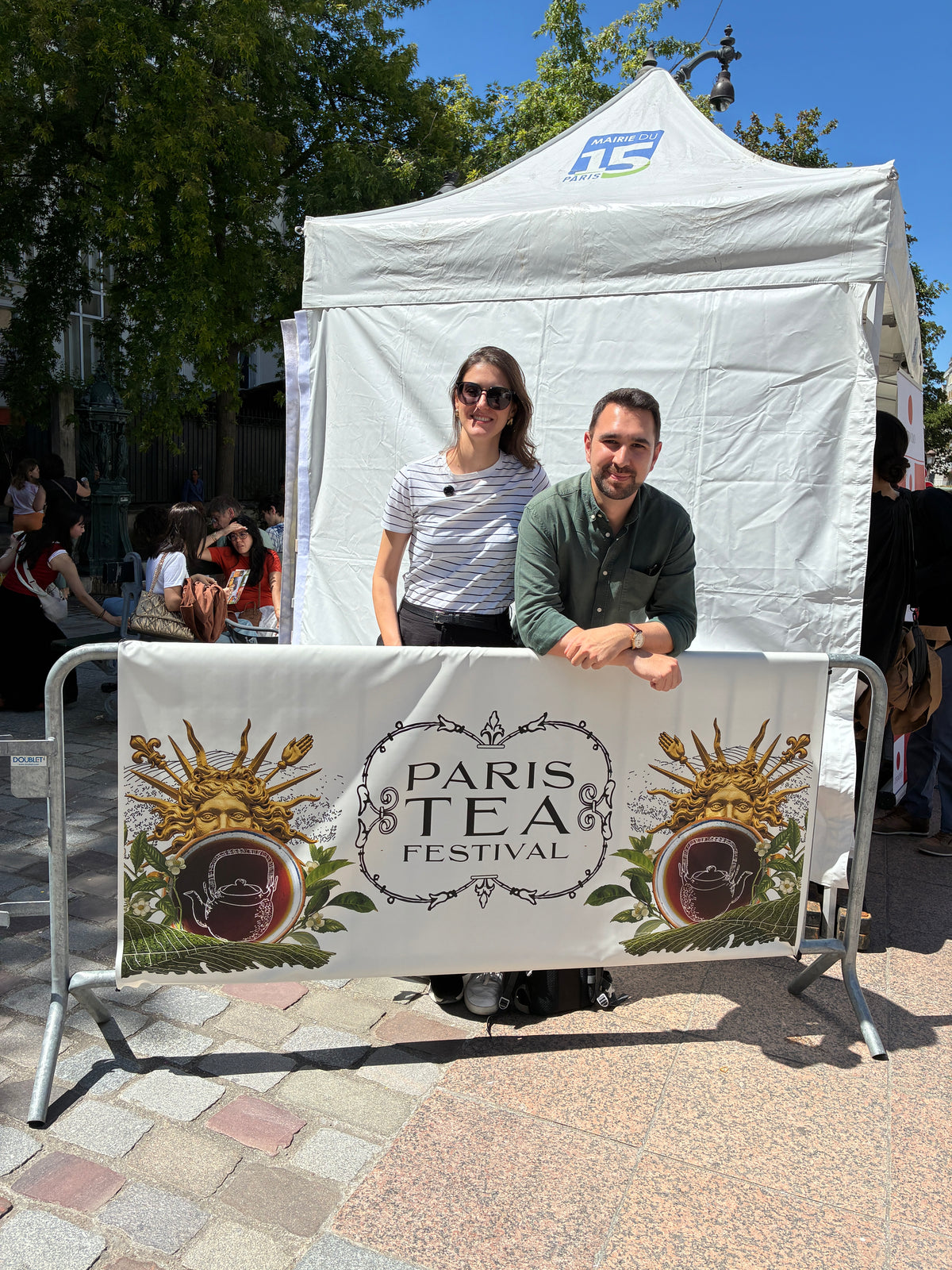 Equipo de 1001 Tés en el Paris Tea Festival