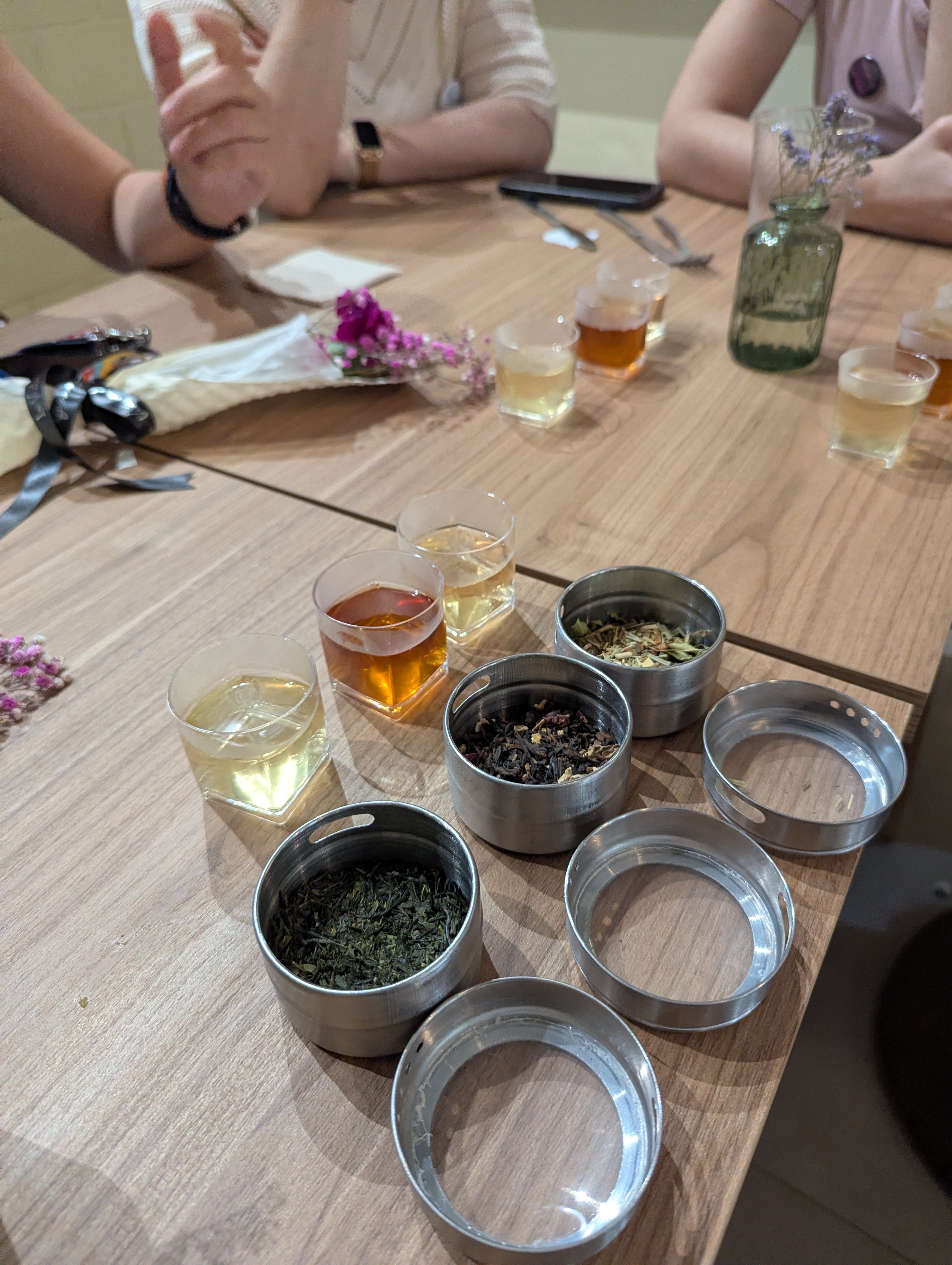 Degustación de té realizada por 1001 Tés