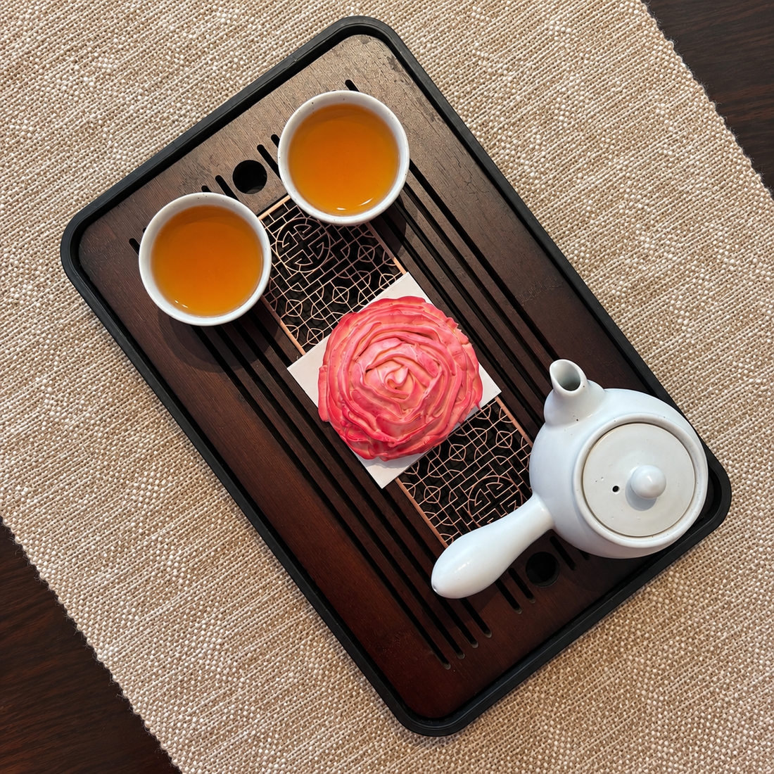 Maridaje de té con postre