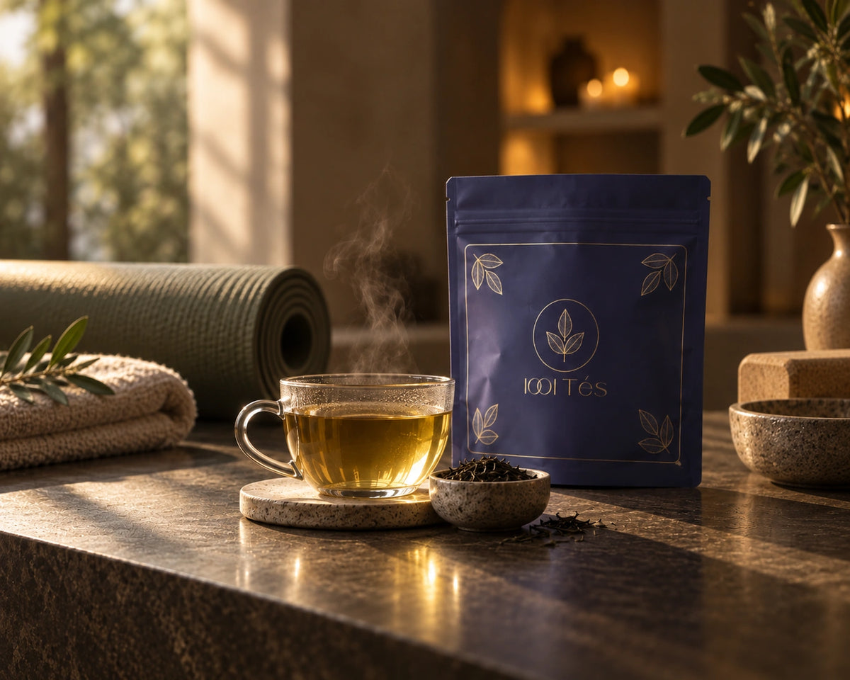 Matcha en una experiencia wellness