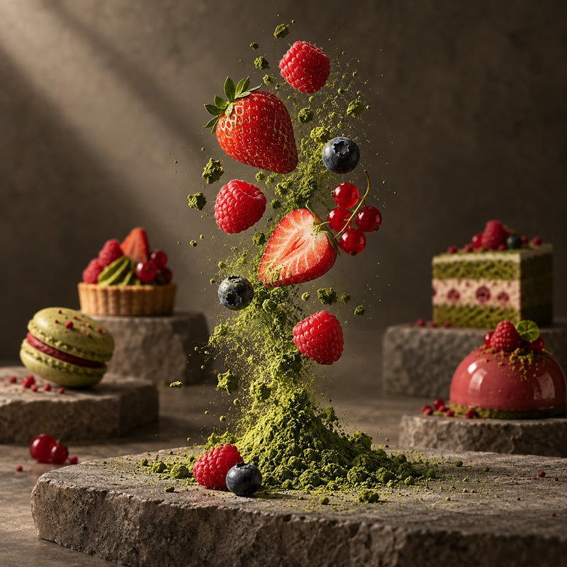 Inspiración para Matcha + frutos rojos