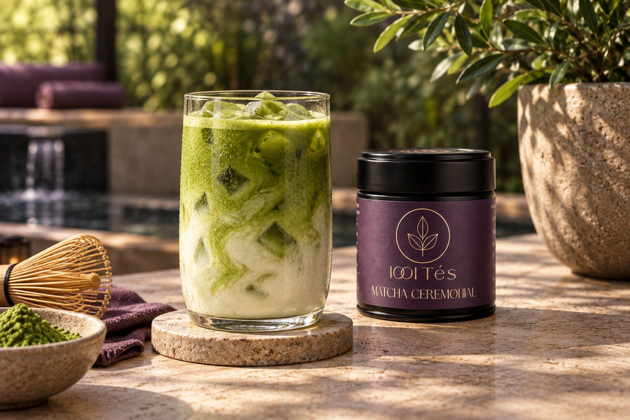 Matcha frío para después de una sesión