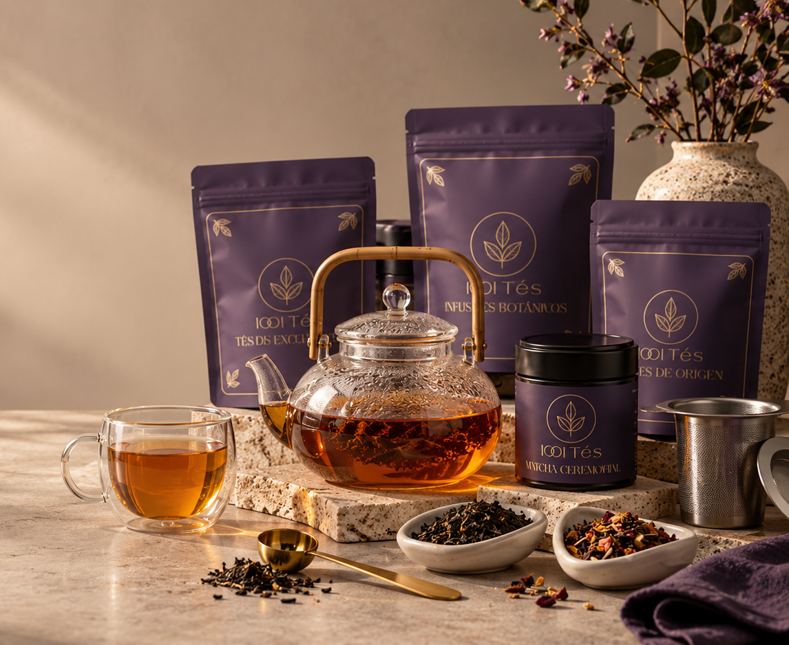 Selección de té premium 1001 Tés para profesionales