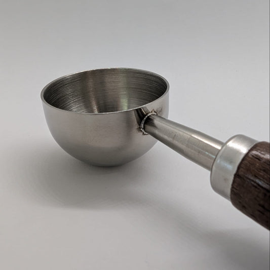 Cuchara medidora de té con mango de madera (15 ml)